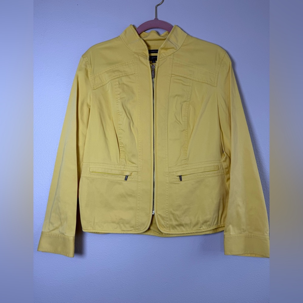 Jones New York Mustard Utility Jacket